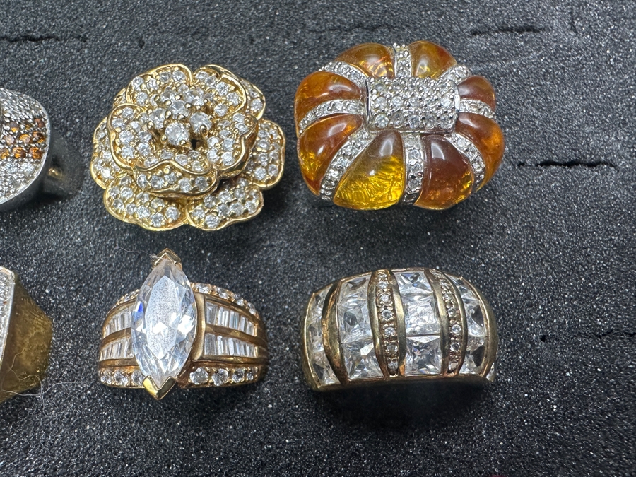 (9) Costume Jewelry Rings [Photo 4]