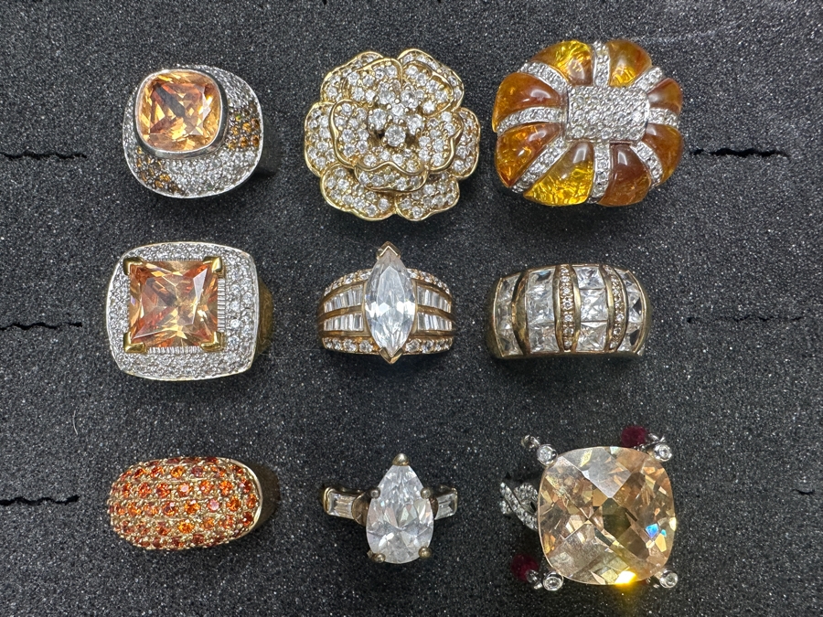 (9) Costume Jewelry Rings [Photo 8]