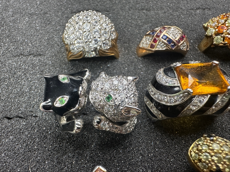 (9) Costume Jewelry Rings [Photo 3]