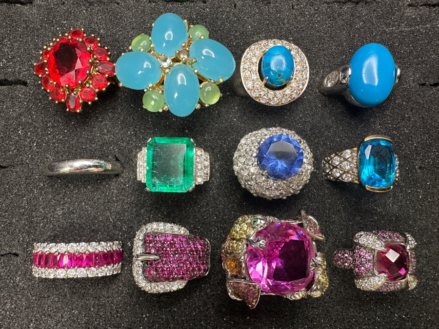 (12) Costume Jewelry Rings [Photo 9]