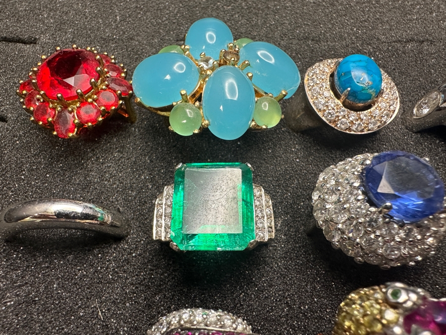 (12) Costume Jewelry Rings [Photo 7]