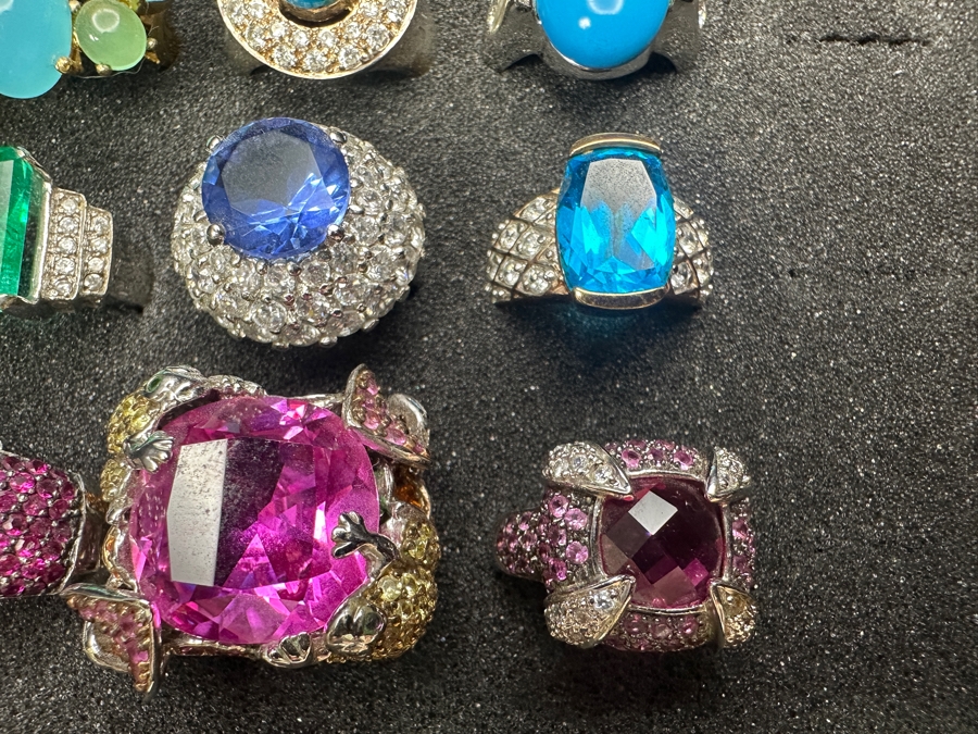 (12) Costume Jewelry Rings [Photo 4]