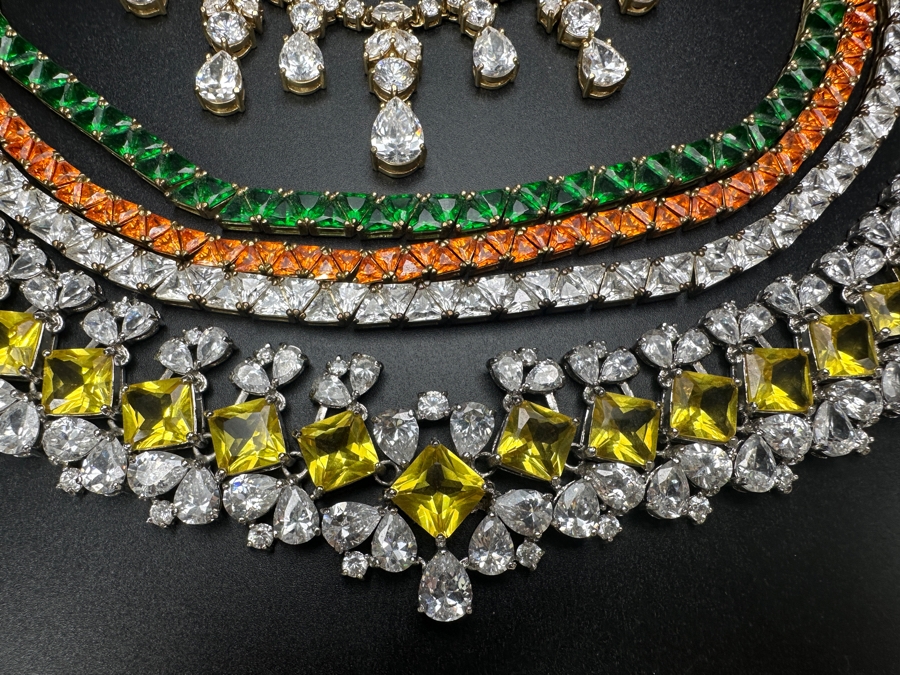 (5) CZ Costume Necklaces [Photo 2]