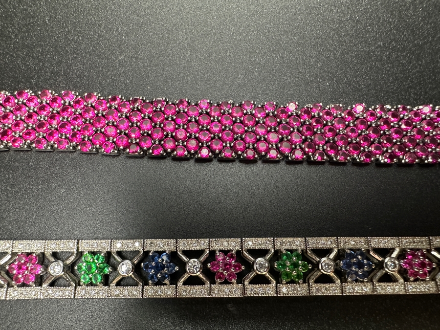 (8) CZ Costume 8' Bracelets [Photo 7]