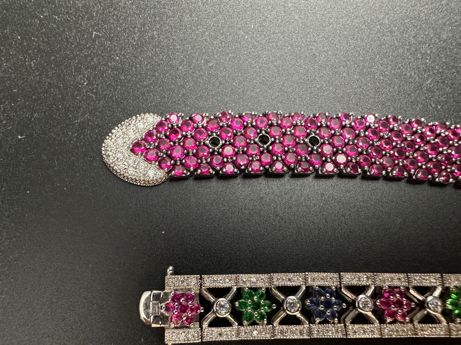 (8) CZ Costume 8' Bracelets [Photo 8]