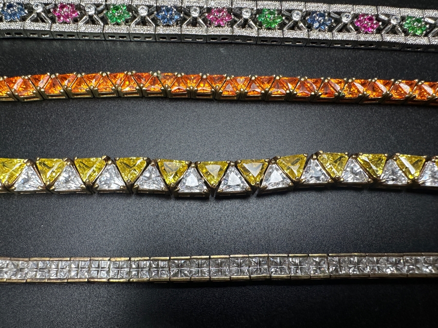 (8) CZ Costume 8' Bracelets [Photo 5]