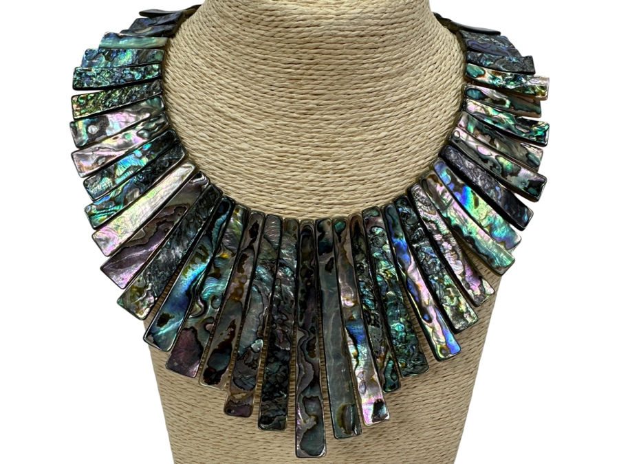 Abalone Shell Statement Necklace