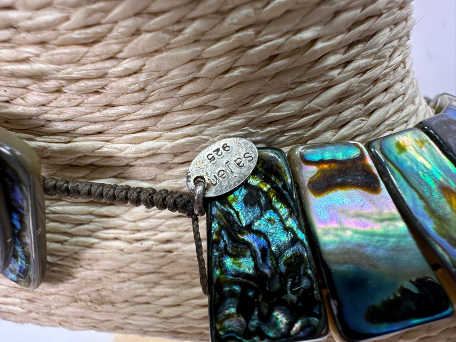 Abalone Shell Statement Necklace [Photo 6]