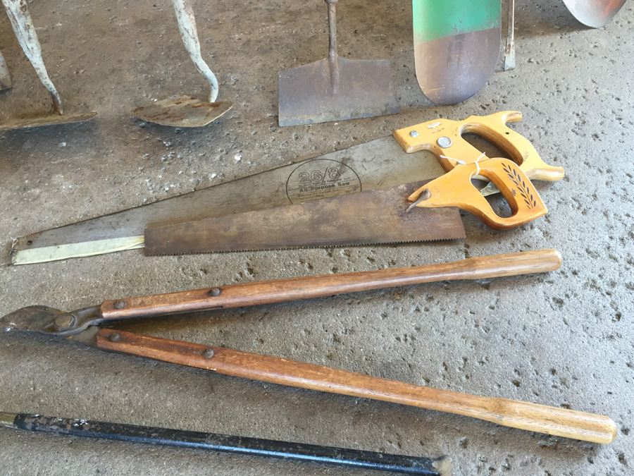 Lot of Vintage Tools Including Garden Tools [Photo 6]