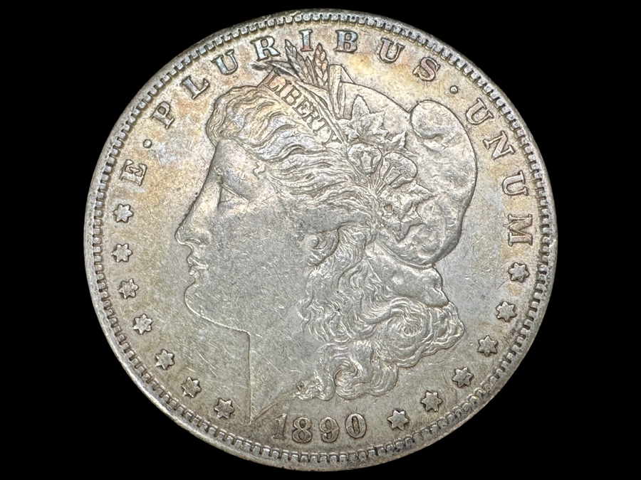 1890 S Morgan Silver Dollar [Photo 1]