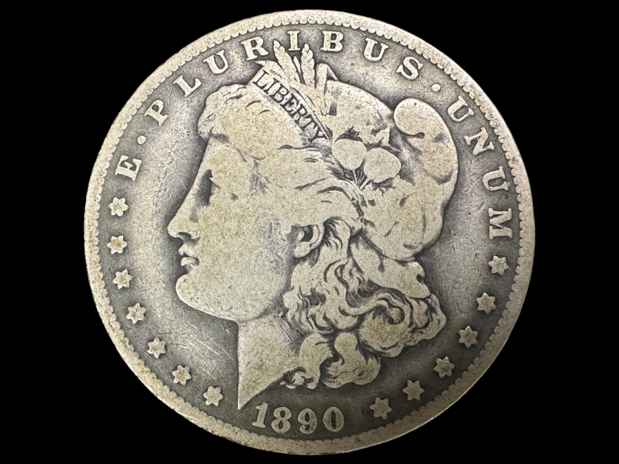 1890 O Morgan Silver Dollar [Photo 1]