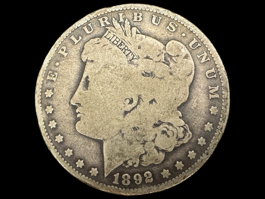 1892 O Morgan Silver Dollar [Photo 1]