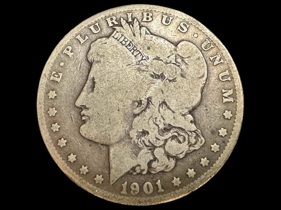 1901 O Morgan Silver Dollar [Photo 1]