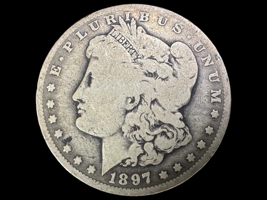 1897 O Morgan Silver Dollar [Photo 1]