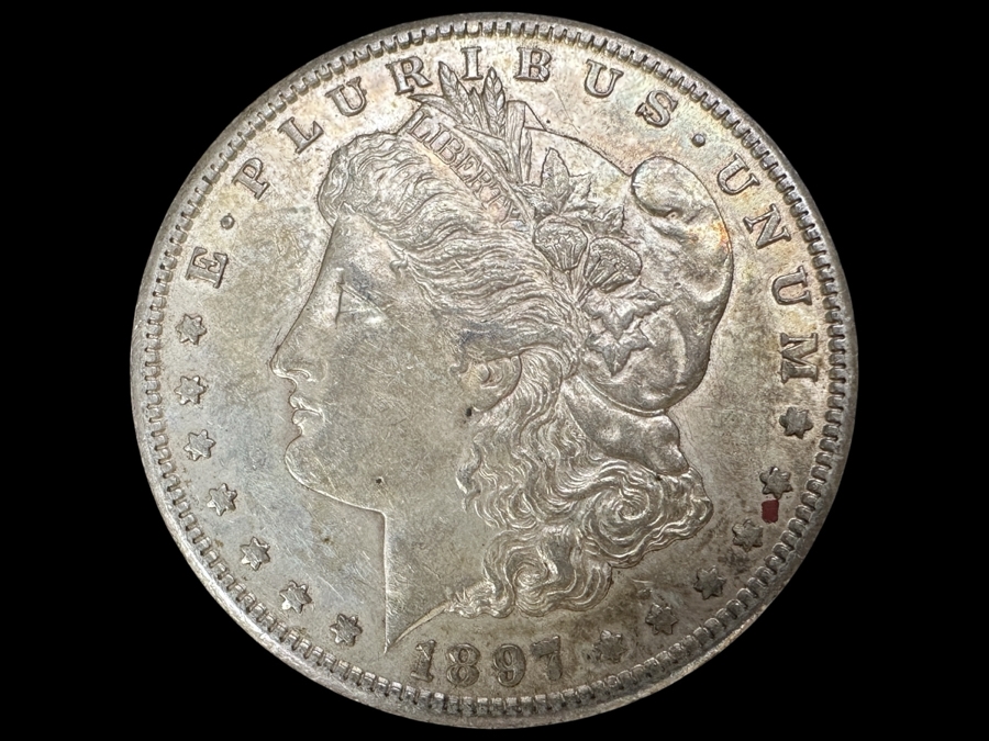 1897 S Morgan Silver Dollar [Photo 1]