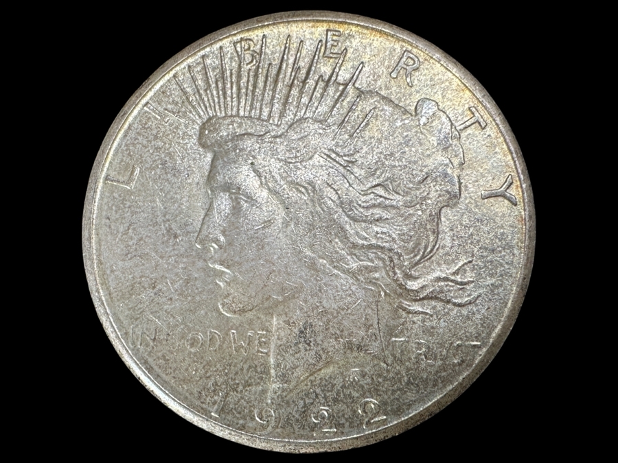 1922 S Peace Silver Dollar