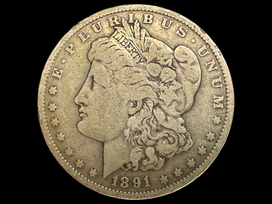1891 O Morgan Silver Dollar