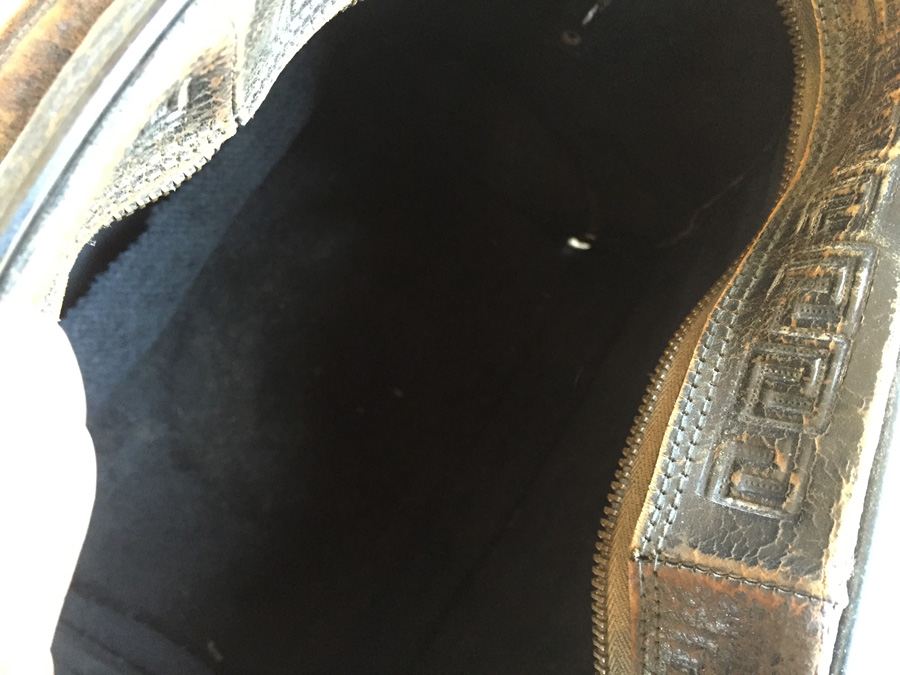 Vintage Leather Bowling Bag [Photo 10]