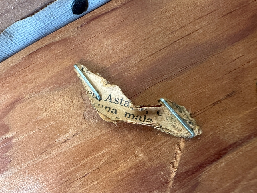 Stunning Original Oil Painting On Canvas Of Horses With Jockeys Racing At A Track Signed 'Bueno' 1962 Lower Right - Provenance From The Former Owner Of The Hotel Del Coronado 55 X 35 Framed 61.5 X 42 [Photo 15]