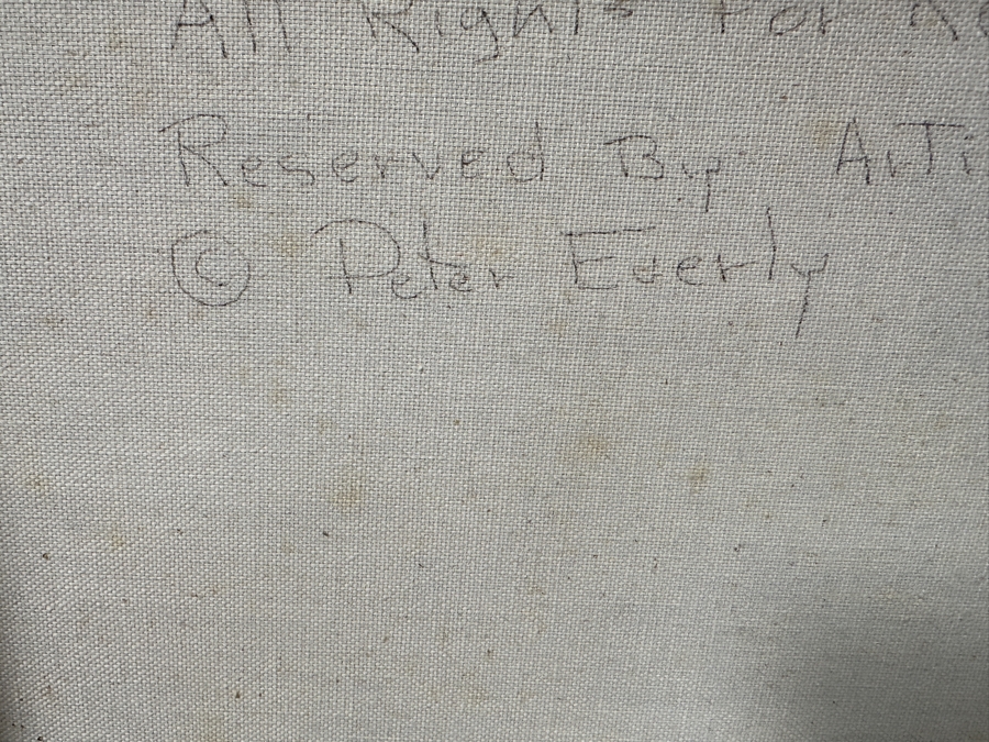 Peter Everly Original Acrylic Painting On Canvas Of The Heavens Above Surrealist Painting 60 X 48 [Photo 12]