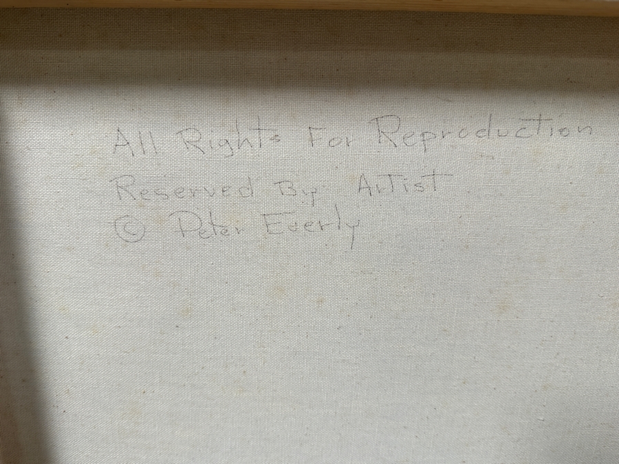 Peter Everly Original Acrylic Painting On Canvas Of The Heavens Above Surrealist Painting 60 X 48 [Photo 11]