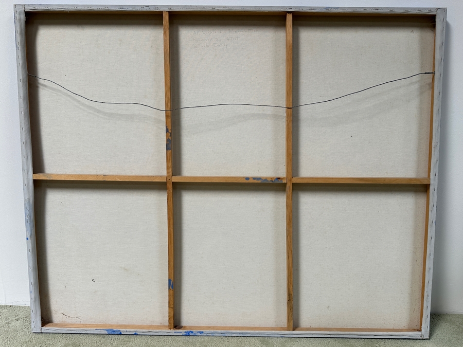 Peter Everly Original Acrylic Painting On Canvas Of The Heavens Above Surrealist Painting 60 X 48 [Photo 10]