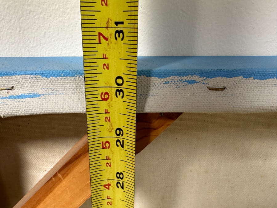 Peter Everly Original Acrylic Painting On Canvas Of Snowcapped Mountains With Mother And Child Imagery In Blue Sky Surrealist Painting 24 X 30 [Photo 12]