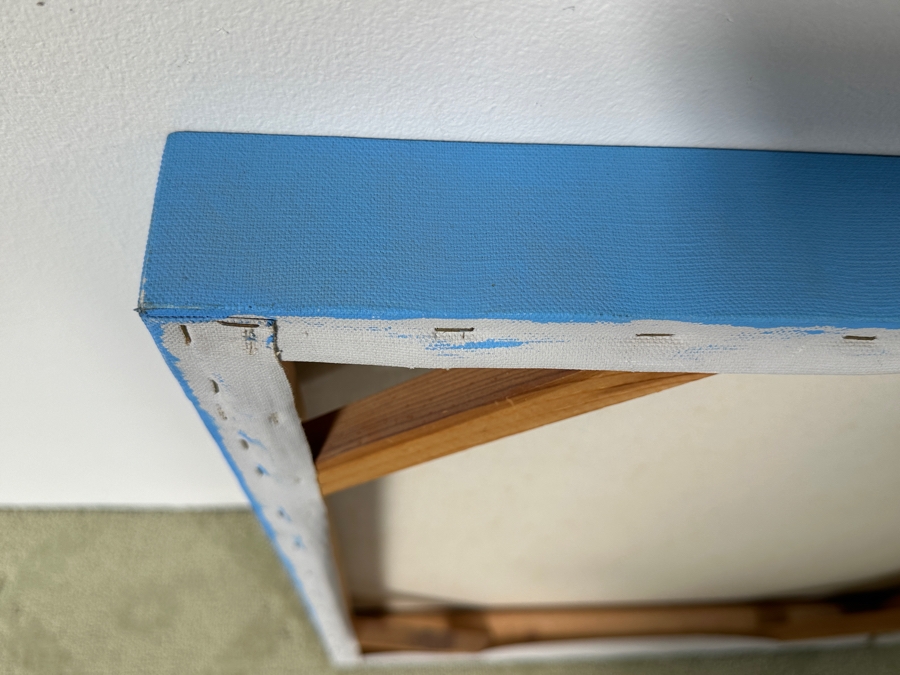 Peter Everly Original Acrylic Painting On Canvas Of Snowcapped Mountains With Mother And Child Imagery In Blue Sky Surrealist Painting 24 X 30 [Photo 10]