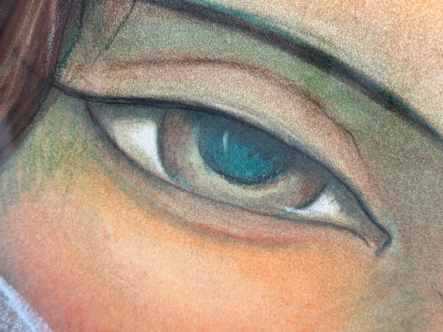 Miguel Martinez (B. 1951, New Mexico) Original Pastel On Paper Dated 2001 Artist Signed Upper Right 22' X 28' Framed 35' X 41' Estimate $1,500-$2,500 [Photo 7]