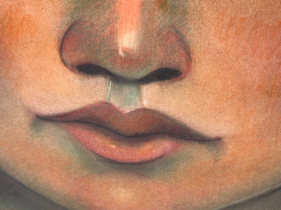 Miguel Martinez (B. 1951, New Mexico) Original Pastel On Paper Dated 2001 Artist Signed Upper Right 22' X 28' Framed 35' X 41' Estimate $1,500-$2,500 [Photo 6]