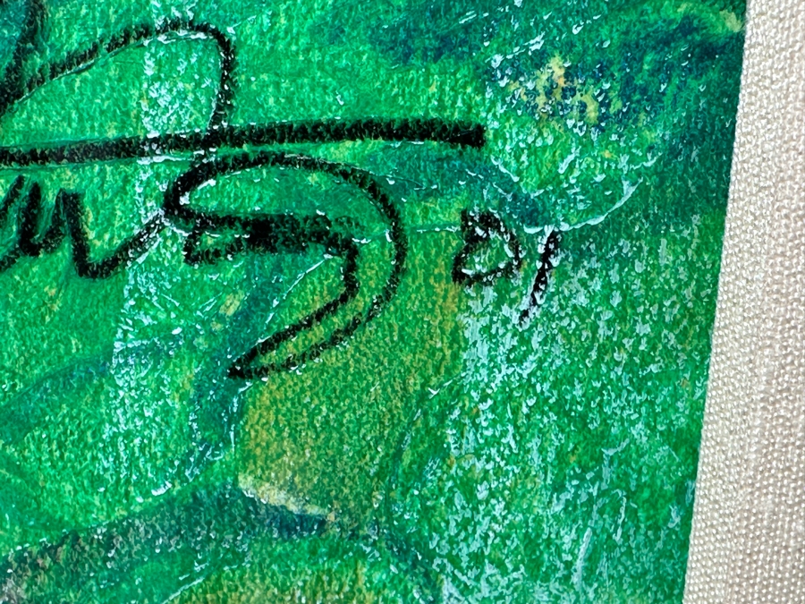 Miguel Martinez (B. 1951, New Mexico) Original Pastel On Paper Dated 2001 Artist Signed Upper Right 22' X 28' Framed 35' X 41' Estimate $1,500-$2,500 [Photo 10]