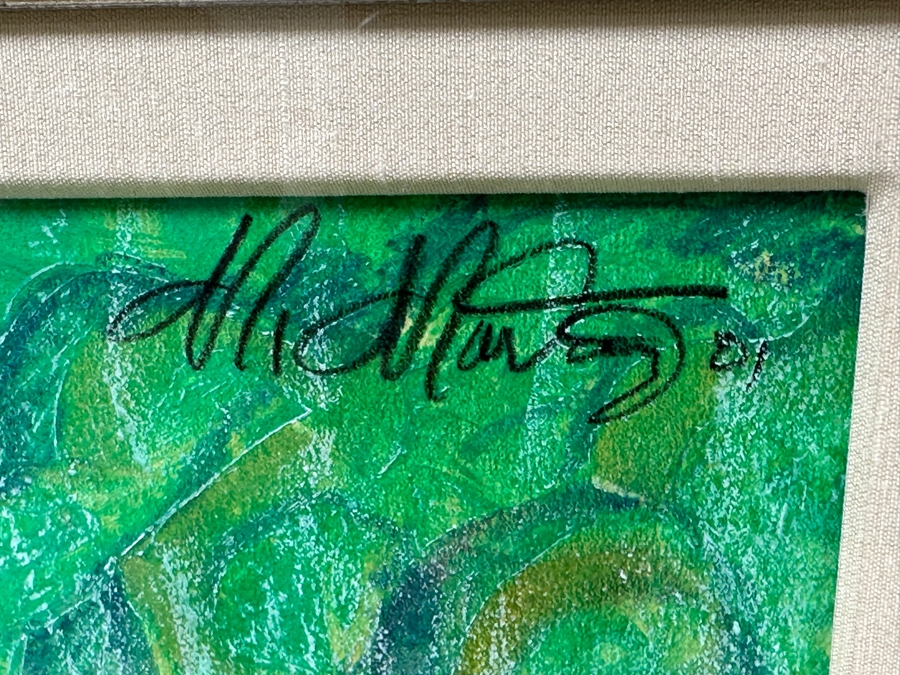 Miguel Martinez (B. 1951, New Mexico) Original Pastel On Paper Dated 2001 Artist Signed Upper Right 22' X 28' Framed 35' X 41' Estimate $1,500-$2,500 [Photo 8]