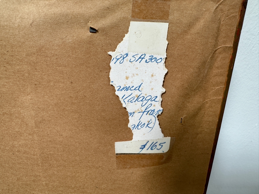 Just Added - Framed Burmese Kalaga Tapestry 24 X 24 [Photo 9]