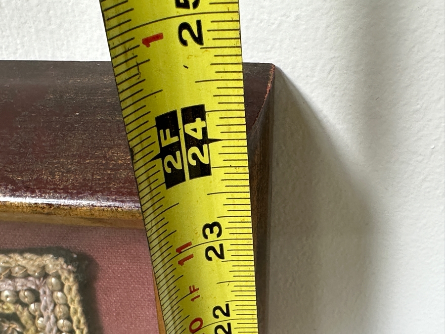 Just Added - Framed Burmese Kalaga Tapestry 24 X 24 [Photo 7]