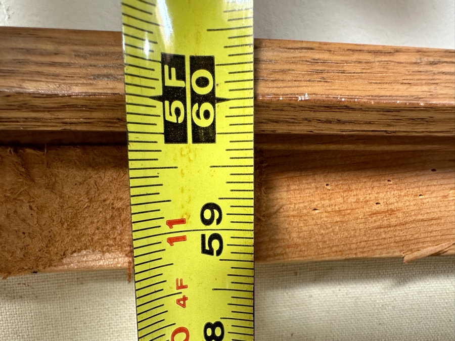 Just Added - Jim Warren (Born 1949, Florida) Original Oil On Canvas Seascape Painting Of The Sky And Clouds Signed Lower Right Dated 1980 48 X 60 [Photo 10]