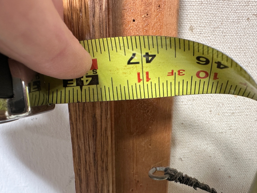 Just Added - Jim Warren (Born 1949, Florida) Original Oil On Canvas Seascape Painting Of The Sky And Clouds Signed Lower Right Dated 1980 48 X 60 [Photo 9]