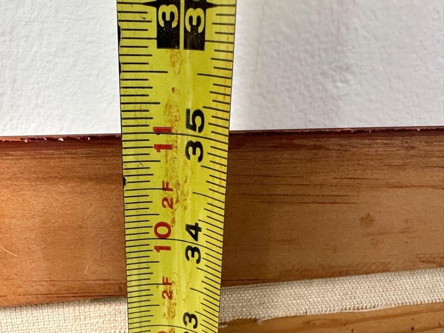 Just Added - Original Plein Air Oil Painting On Canvas Signed And Dated 1975 Verso E. Barnett Titled '# 170' 35.5 X 27.5 Framed 42.5 X 36 [Photo 12]