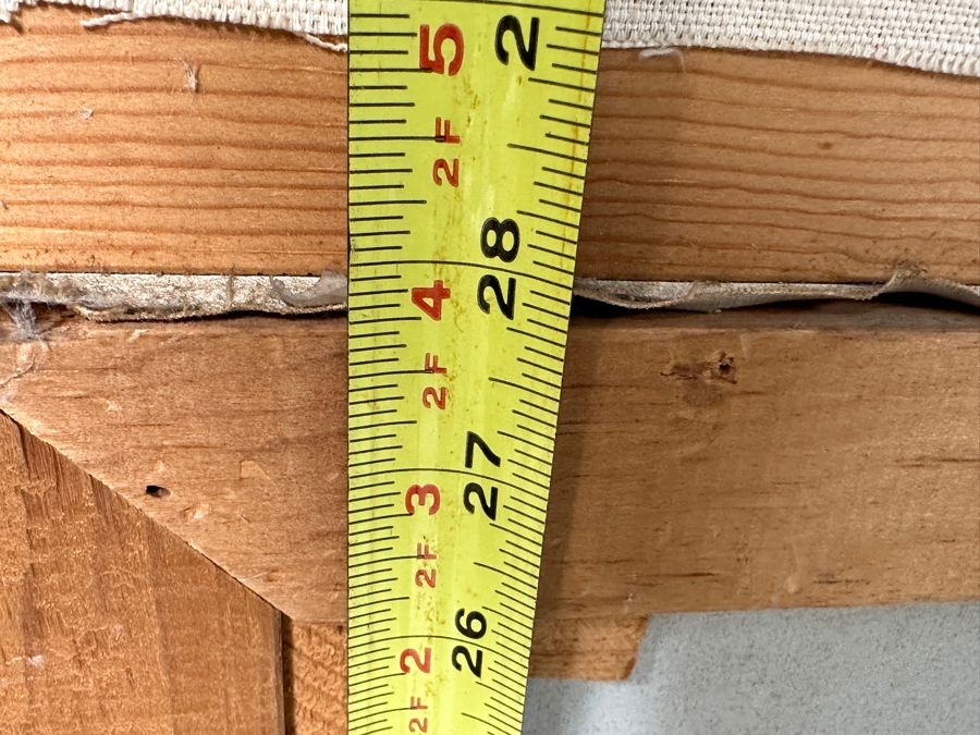 Just Added - Original Plein Air Oil Painting On Canvas Signed And Dated 1975 Verso E. Barnett Titled '# 170' 35.5 X 27.5 Framed 42.5 X 36 [Photo 10]