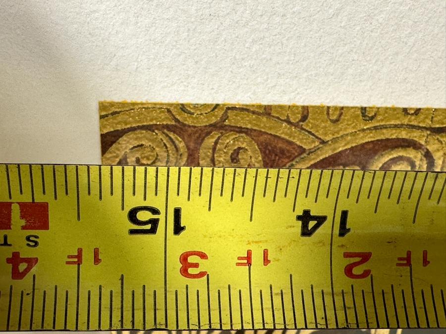 Just Added - Manuel Nunez Hand Signed Limited Edition 23k Gold Leaf Giclee Print Numbered 26 Of 175 15.5 X 27 Framed 32 X 43 [Photo 10]