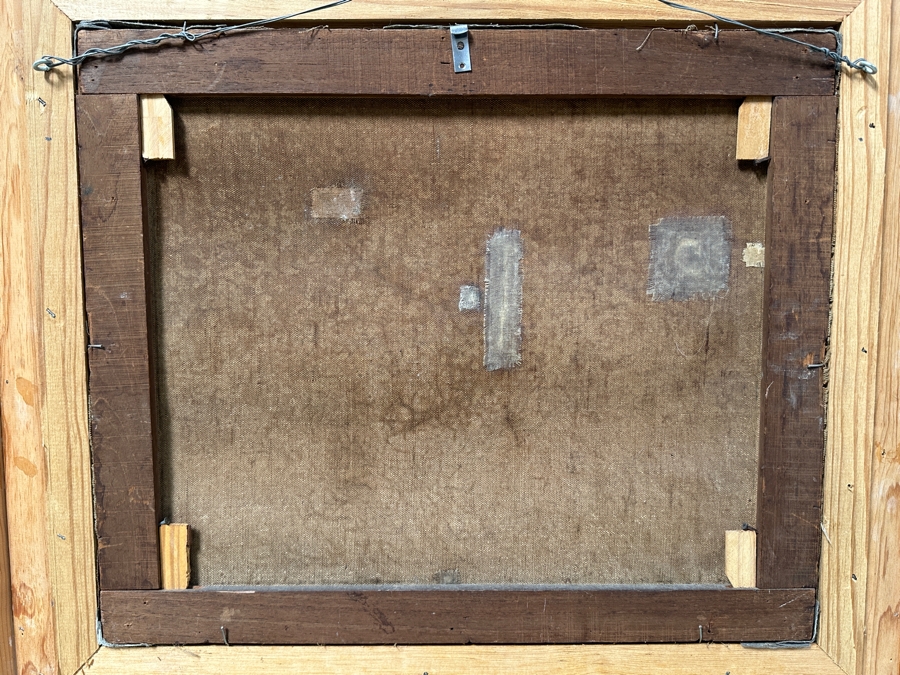 Just Added - Pierre Ernest Prins (1838-1913, France) Original Oil Painting On Canvas 22.5 X 19 Framed 31.5 X 28 [Photo 11]