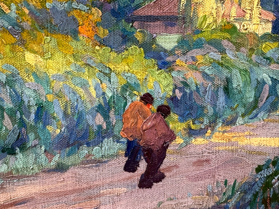 Just Added - Pierre Ernest Prins (1838-1913, France) Original Oil Painting On Canvas 22.5 X 19 Framed 31.5 X 28 [Photo 5]