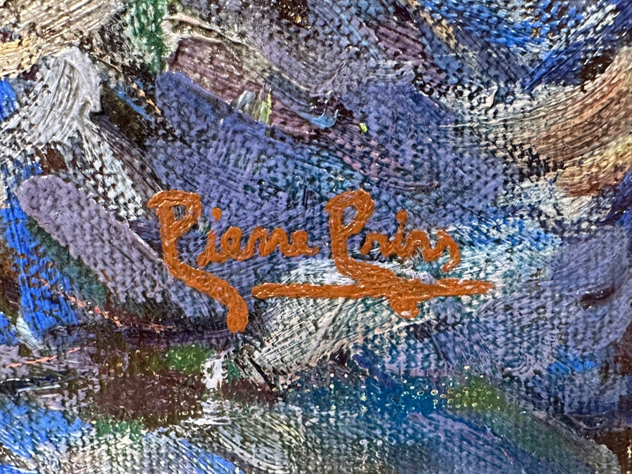 Just Added - Pierre Ernest Prins (1838-1913, France) Original Oil Painting On Canvas 22.5 X 19 Framed 31.5 X 28 [Photo 8]