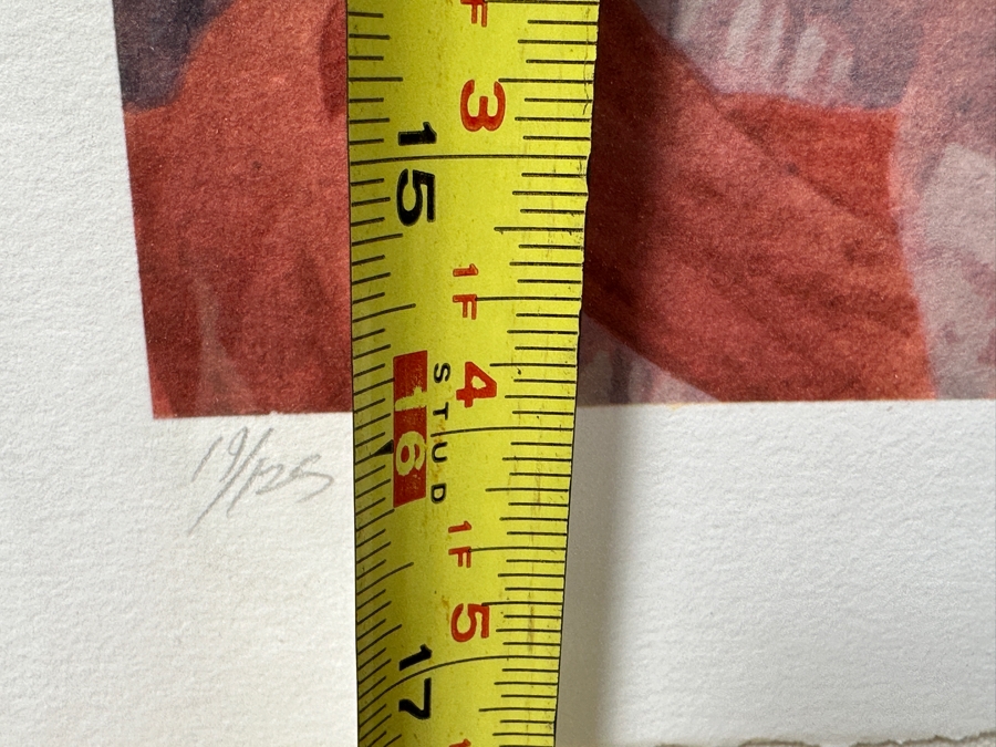 Just Added - Manuel Nunez Hand Signed Limited Edition 23k Gold Leaf Giclee Print Numbered 19 Of 125 10 X 16 Framed 24 X 31 [Photo 11]