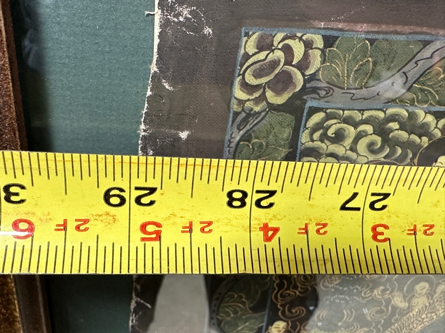 Just Added - Five Mandala Original Hand Painted Tibetan Thangka Painting 29 X 40 Framed 36 X 46 [Photo 18]