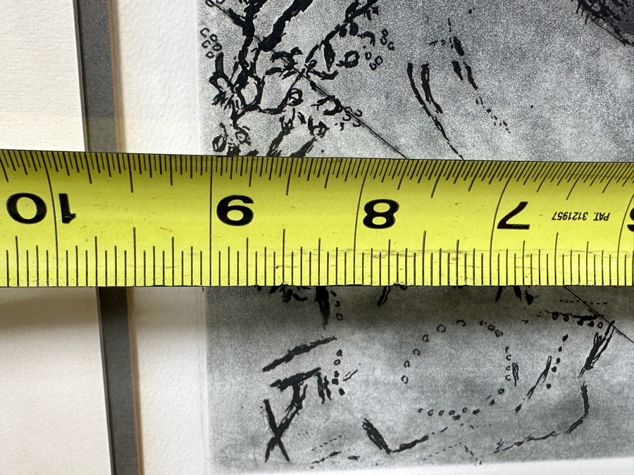 Marc Chagall (1887-1985, Russian) Original Etching Titled 'Fables Of La Fontaine (The Marriage)' 9 X 13 Framed 15 X 19 [Photo 13]