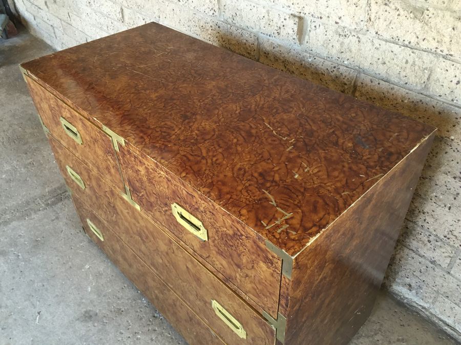 Campaign Style Furniture Dresser The Swingers Collection by Schoolfield Industries [Photo 5]