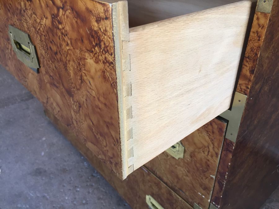 Campaign Style Furniture Dresser The Swingers Collection by Schoolfield Industries [Photo 6]