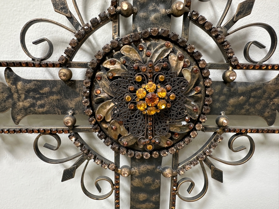 Just Added - Metal Wall Cross 21W X 30H [Photo 2]