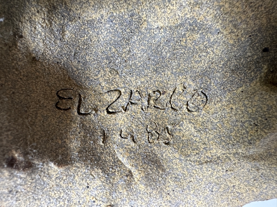 Adolfo 'Zarco' Guerrero Pottery Face Mask Signed 'El Zarco' 5.5W X 3.25D X 7H [Photo 7]