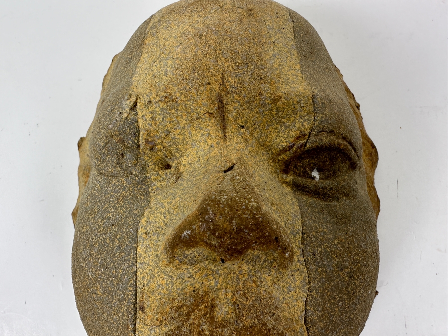 Adolfo 'Zarco' Guerrero Pottery Face Mask Signed 'El Zarco' 5.5W X 3.25D X 7H [Photo 3]
